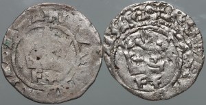 Ladislaus Jagiello 1386-1434, set of half-pennies, (2 pieces)