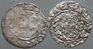 Ladislaus Jagiello 1386-1434, set of half-pennies, (2 pieces)