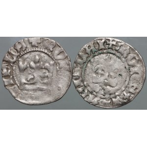 Władysław Jagiełło 1386-1434, zestaw półgroszy, (2 sztuki)