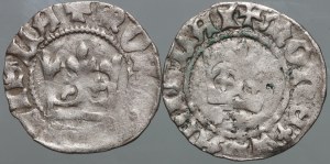 Ladislaus Jagiello 1386-1434, set of half-pennies, (2 pieces)