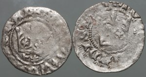 Ladislaus Jagiello 1386-1434, set of half-pennies, (2 pieces)