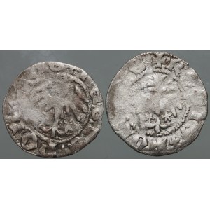 Władysław Jagiełło 1386-1434, zestaw półgroszy, (2 sztuki)