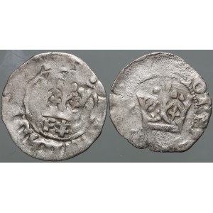 Władysław Jagiełło 1386-1434, zestaw półgroszy, (2 sztuki)