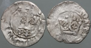 Ladislaus Jagiello 1386-1434, set of half-pennies, (2 pieces)