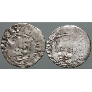 Władysław Jagiełło 1386-1434, zestaw półgroszy, (2 sztuki)