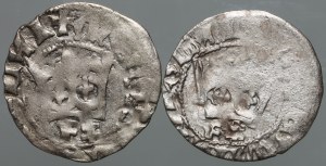 Ladislaus Jagiello 1386-1434, set of half-pennies, (2 pieces)
