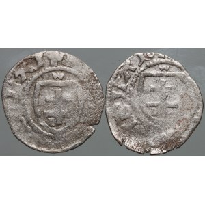 Władysław Jagiełło 1386-1434, zestaw trzeciaków, (2 sztuki)