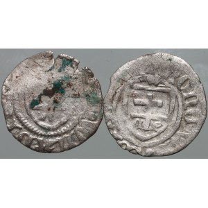 Władysław Jagiełło 1386-1434, zestaw trzeciaków, (2 sztuki)