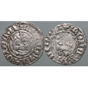 Władysław Jagiełło 1386-1434, zestaw półgroszy, (2 sztuki)