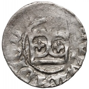 Władysław Jagiełło 1386-1434, półgrosz, Kraków, bez sygnatur