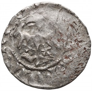 Władysław Jagiełło 1386-1434, półgrosz, Kraków, bez sygnatur