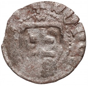 Władysław Jagiełło 1386-1434, trzeciak, Kraków, no signatures, mint abuse?