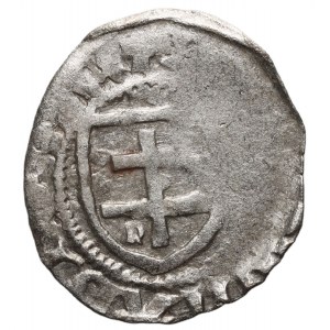Władysław Jagiełło 1386-1434, trzeciak, Kraków, sygnatura N