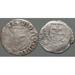 Ladislaus Jagiello 1386-1434, set of thirds, (2 pieces)