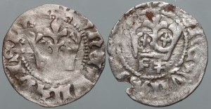 Ladislaus Jagiello 1386-1434, set of half-pennies, (2 pieces)