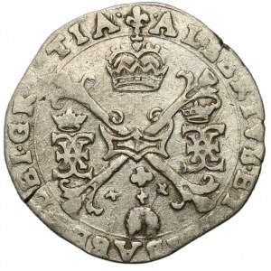 Belgium, Spanish Netherlands, Albert and Isabella 1598-1621, 1/4 Patagon, Brugge