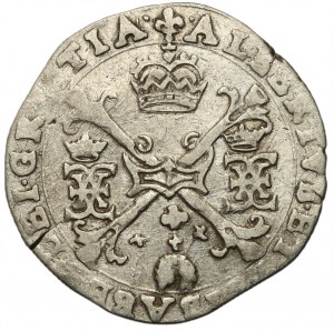 Belgium, Spanish Netherlands, Albert and Isabella 1598-1621, 1/4 Patagon, Brugge