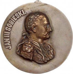 Second Republic, medallion, John III Sobieski, casting on Minter base