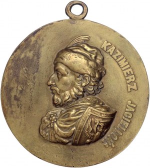Second Republic, medallion, Casimir Jagiellonian, cast on Minter base