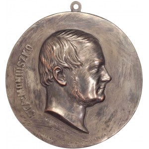 II RP, medalion, Stanisław Moniuszko, kopia na podstawie Mintera