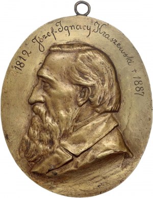 Poland, medallion from 1887, Jozef Ignacy Kraszewski, Godecki