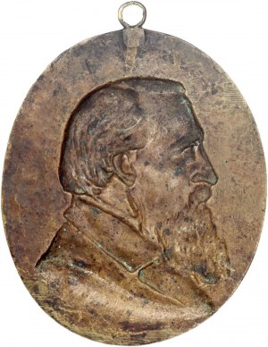 Poland, medallion from 1887, Jozef Ignacy Kraszewski, Godecki