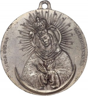 II RP, religious plaque, Our Lady of Ostra Brama