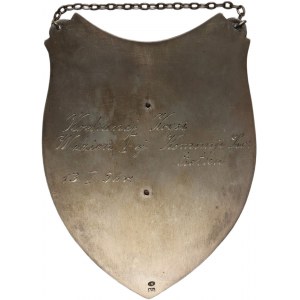 II RP, srebrny ryngraf, Matka Boska Częstochowska, dedykacja z 1956 roku