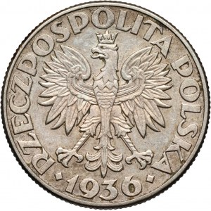 II RP, 2 złote 1936, Warszawa, Żaglowiec