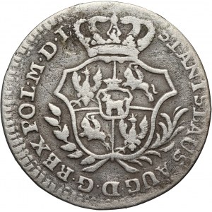Stanisław August Poniatowski, półzłotek (2 grosze) 1767 FS, Warszawa