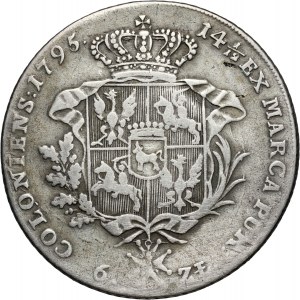 Stanislaw August Poniatowski, thaler 1795, Warsaw