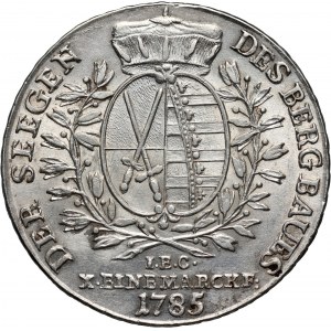 Germany, Saxony, Friedrich August III, Thaler 1785 IEC, Dresden