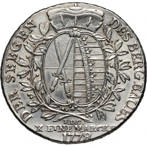 Germany, Saxony, Friedrich August III, Thaler 1778 EDC, Dresden