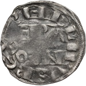 France, Philip II Augustus 1180-1223, Denar ND, Arras