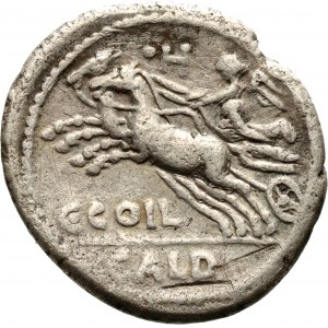 Roman Republic, C. Coelius Caldus 104 BC, Denar, Rome