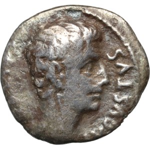Roman Empire, Octavian Augustus 27 BC-14 AD, Denar, Cesar Augusta
