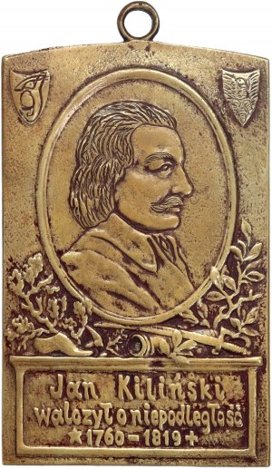 II RP, plaque, Jan Kilinski, cast based on Shatznajder