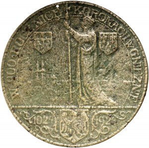 II RP, medal, 900th anniversary of the coronation of Boleslaw the Brave, cast based on J. Wysocki