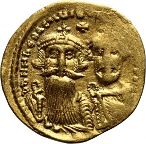 Byzantine Empire, Heraclius and Heraclius Constantine 610-641, Solidus, Constantinople