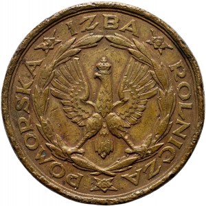 II RP, award medal of 1926, Pomeranian Chamber of Agriculture, For Fruitful Work in Agriculture