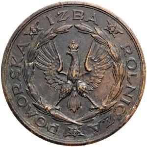 II RP, award medal of 1926, Pomeranian Chamber of Agriculture, For Fruitful Work in Agriculture