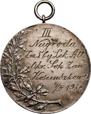 Second Republic, 1932 award medal, Vow to the Games, Nagalski