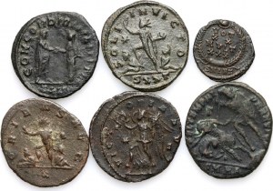 Roman Empire, 3rd-4th century coin set (6 pieces)