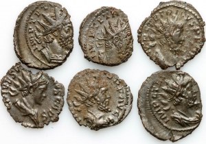 Roman Empire, 3rd century coin set (6 pieces)