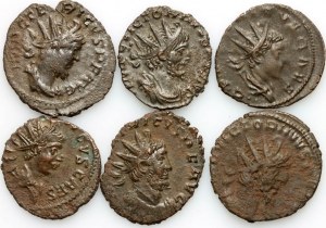 Roman Empire, 3rd century coin set (6 pieces)