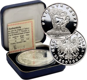 III RP, 200000 złotych 1990, ''Duży Tryptyk'', Fryderyk Chopin