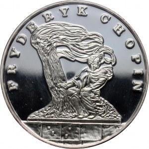 III RP, 200000 złotych 1990, ''Duży Tryptyk'', Fryderyk Chopin