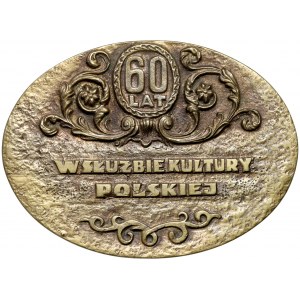 Repubblica Popolare di Polonia, medaglia del 1979, 60 anni al servizio della cultura polacca