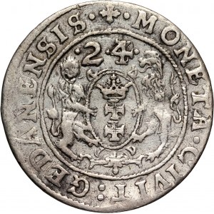 Zygmunt III Waza, ort 1624, Gdańsk