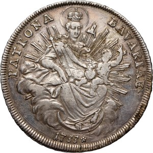 Germany, Bavaria, Maximilian III Josef, Thaler 1755